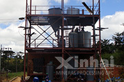 Место работы оборудования для десорбции и электролиза в Зимбабве